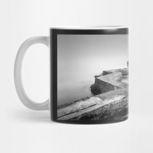 Zig Zag Pier B&W Mug